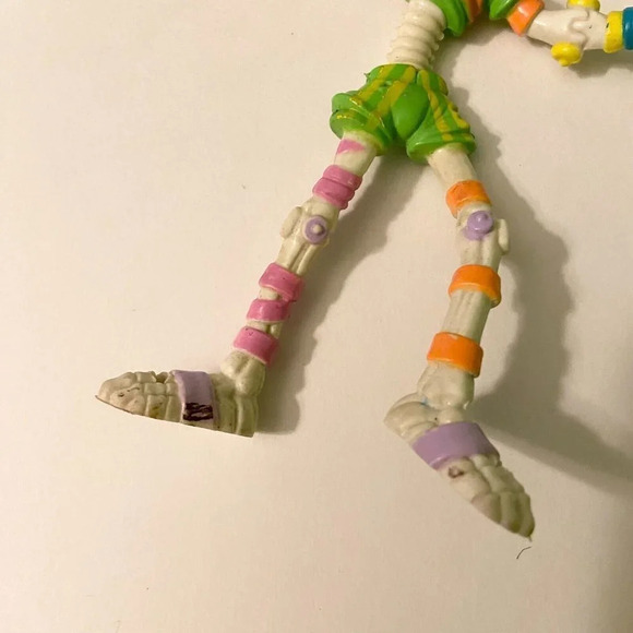 Vintage 1990 Mattel Slammers  Action Figure Skeleton Bendy Bendable - Picture 9 of 10